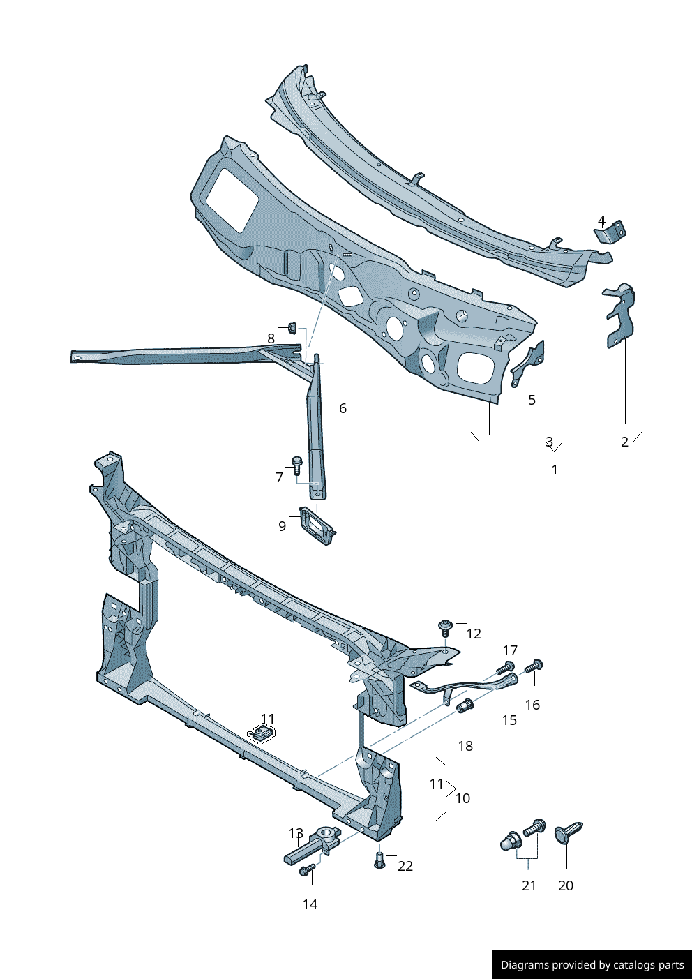 Car part diagram