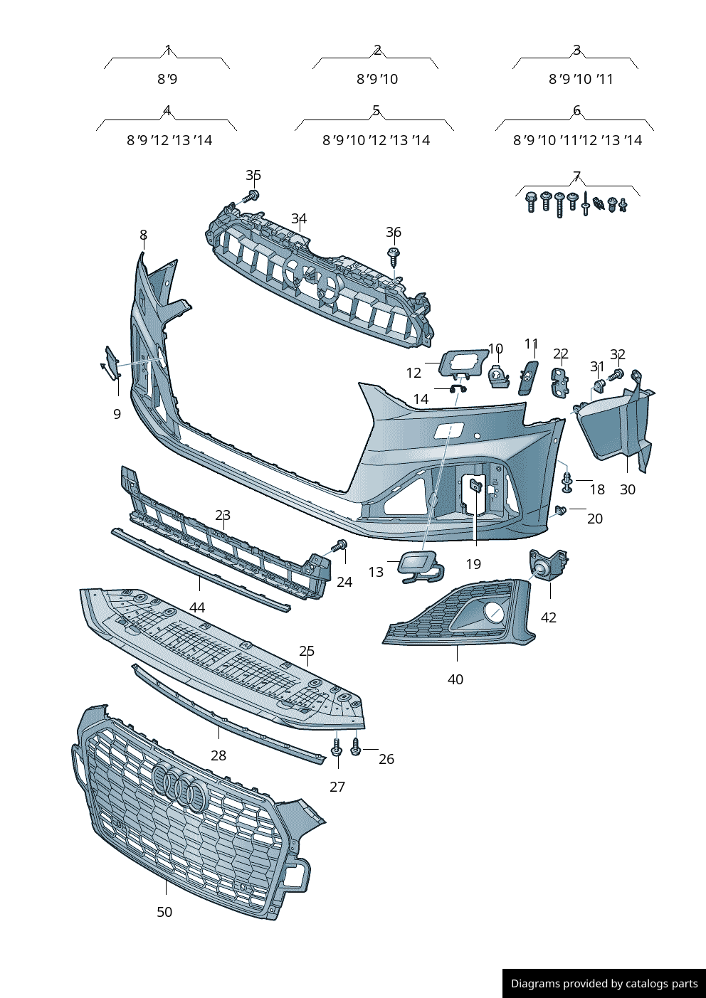 Car part diagram