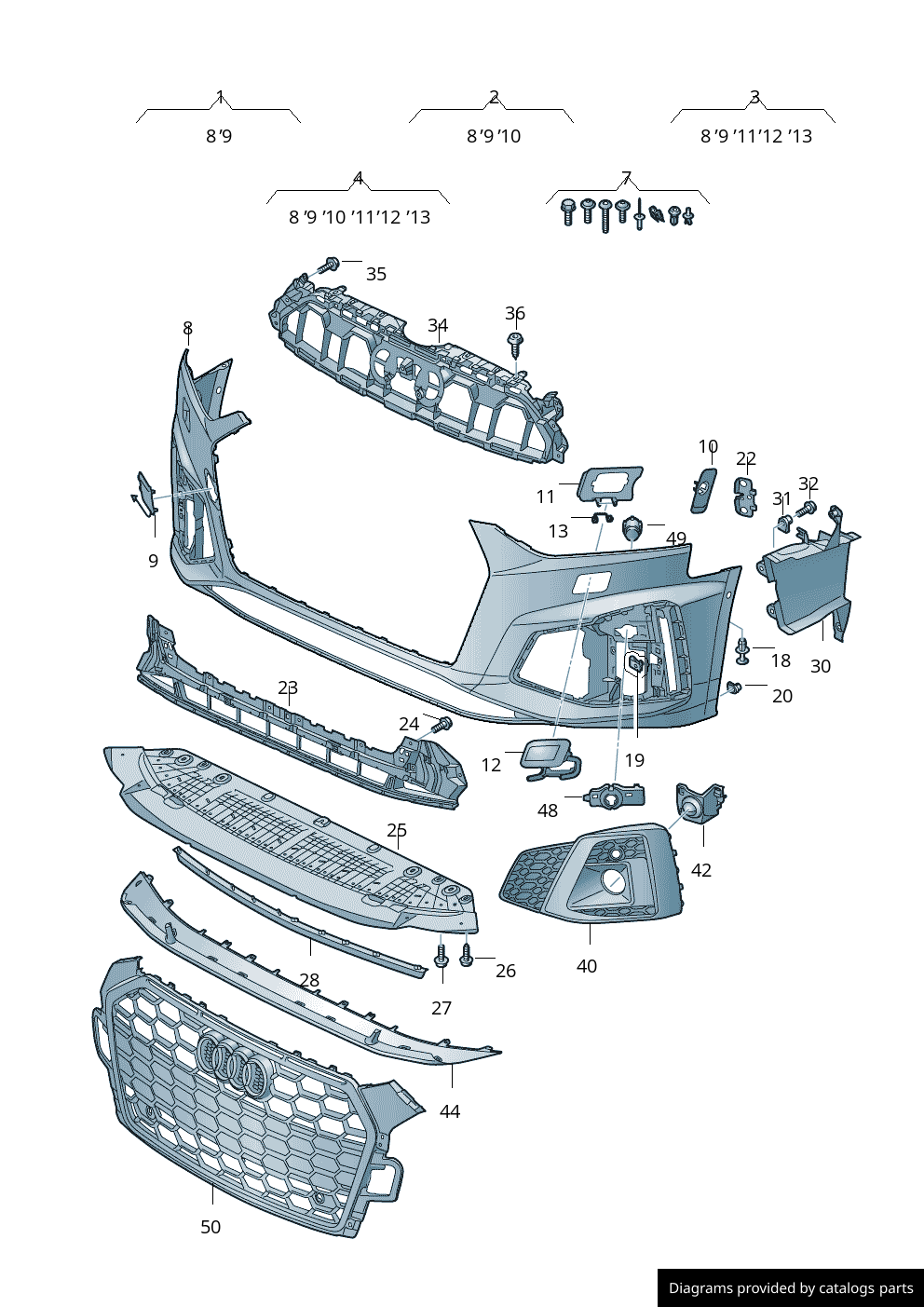 Car part diagram