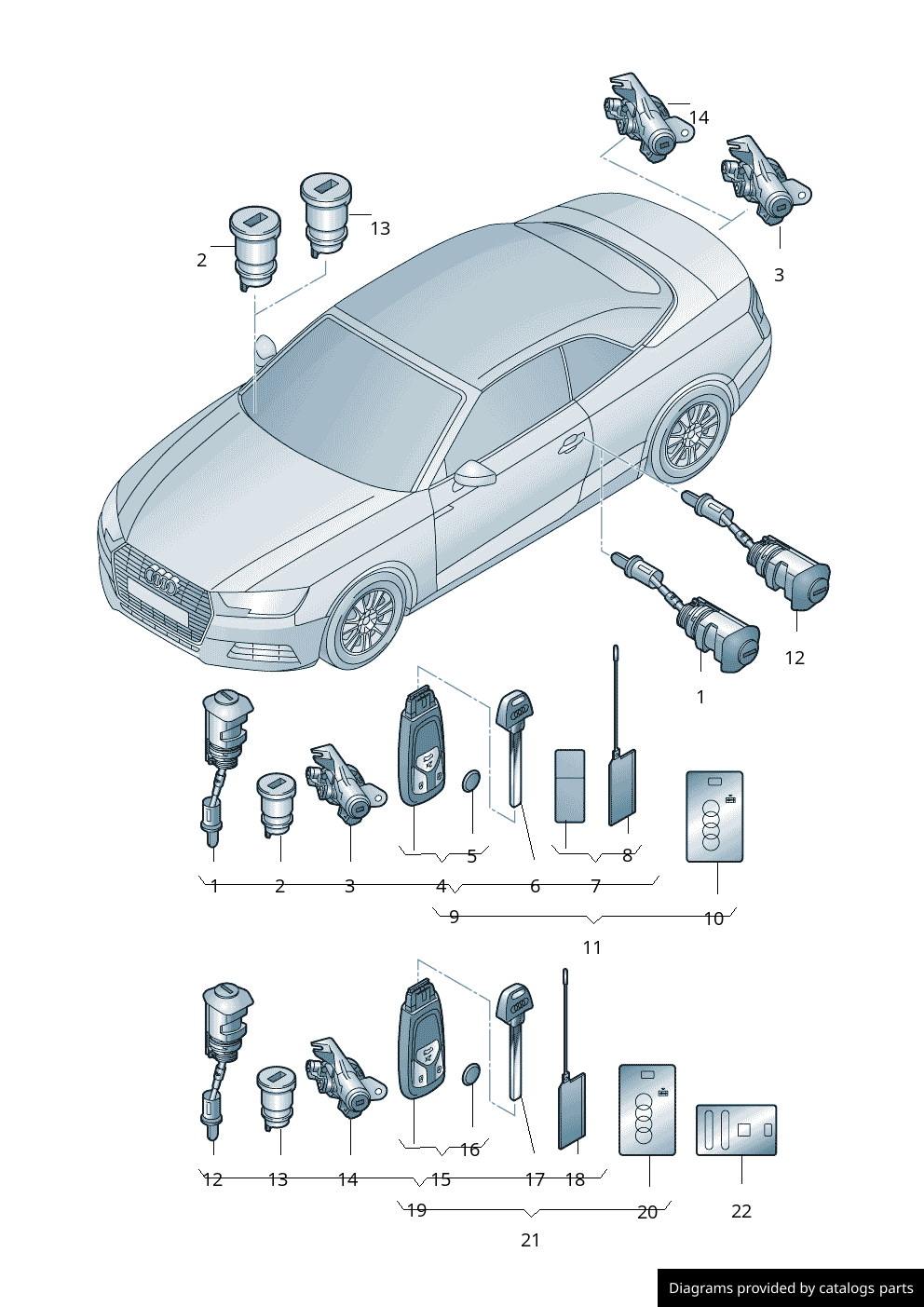 Car part diagram