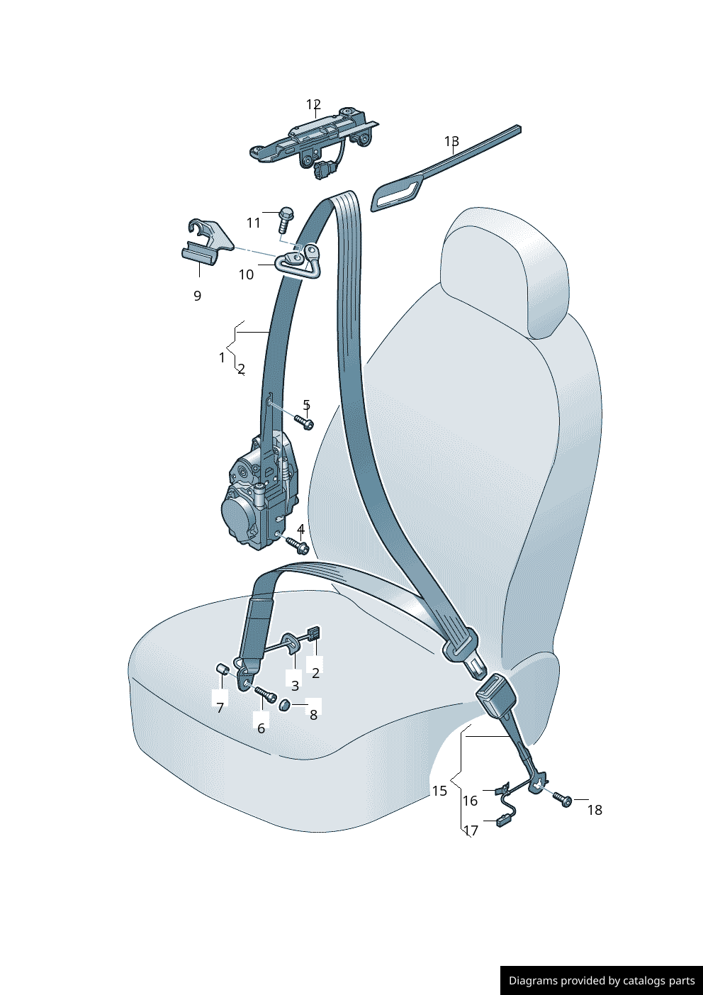 Car part diagram