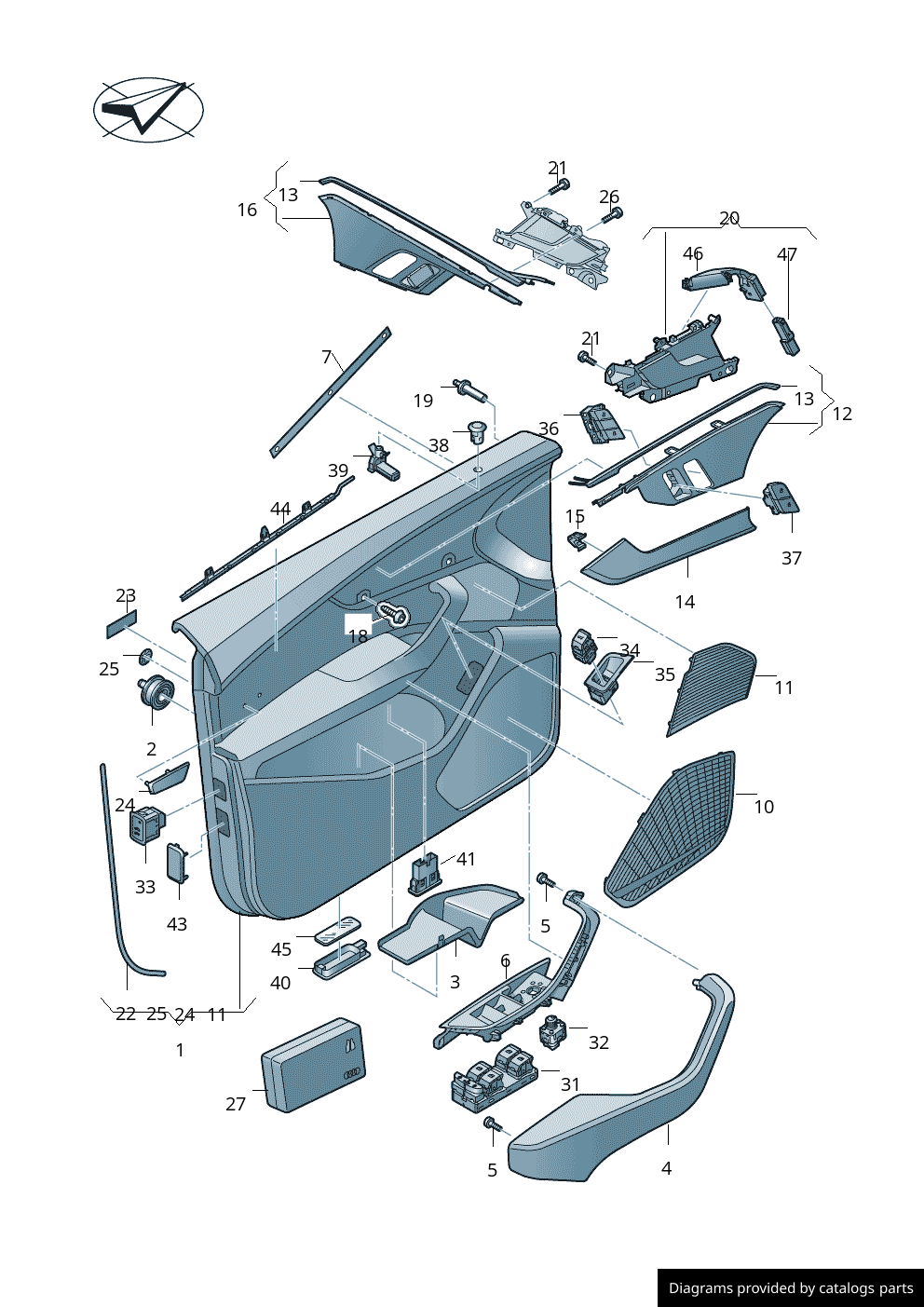Car part diagram