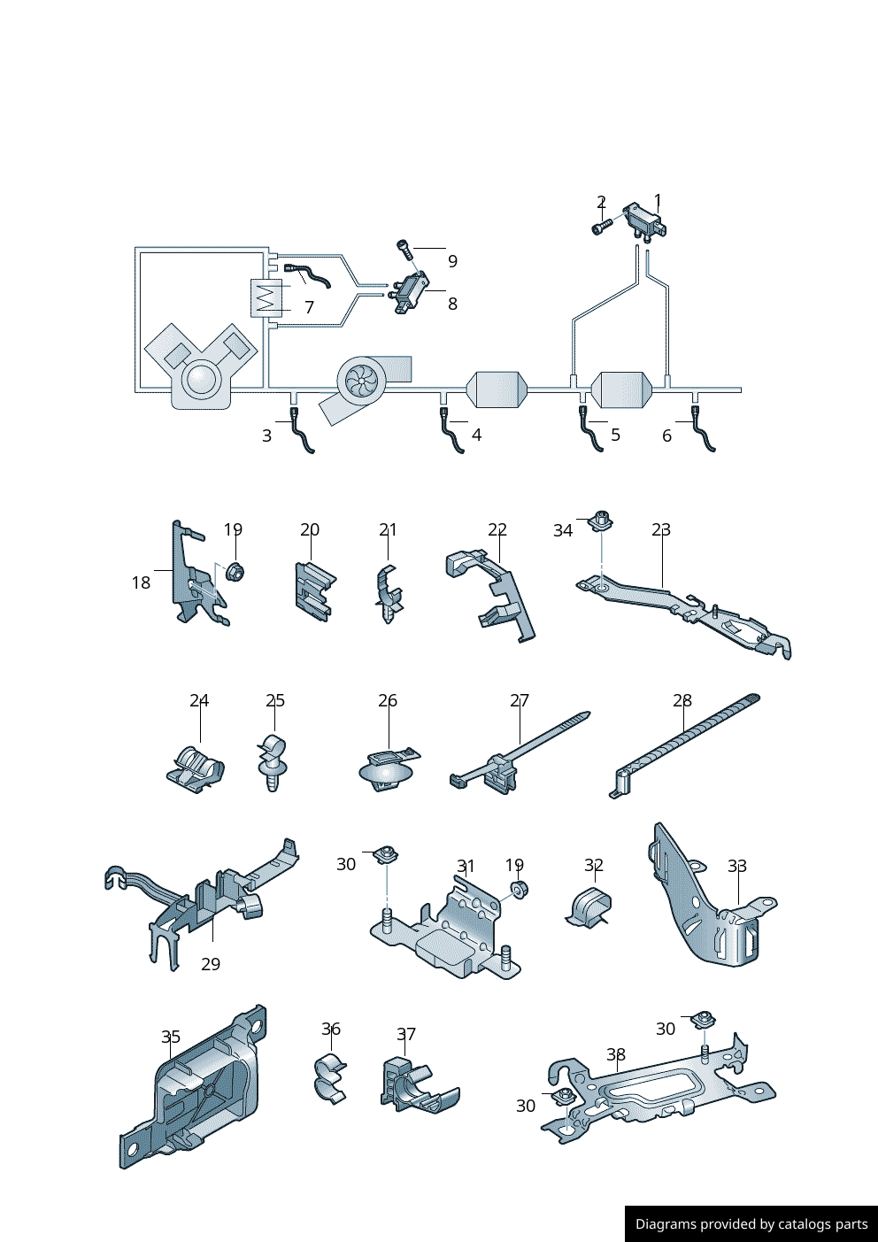 Car part diagram