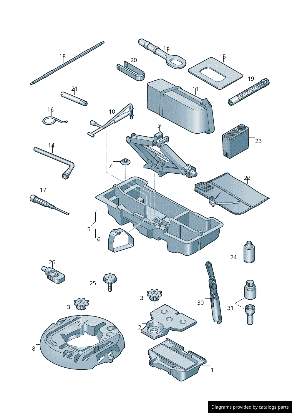 Car part diagram