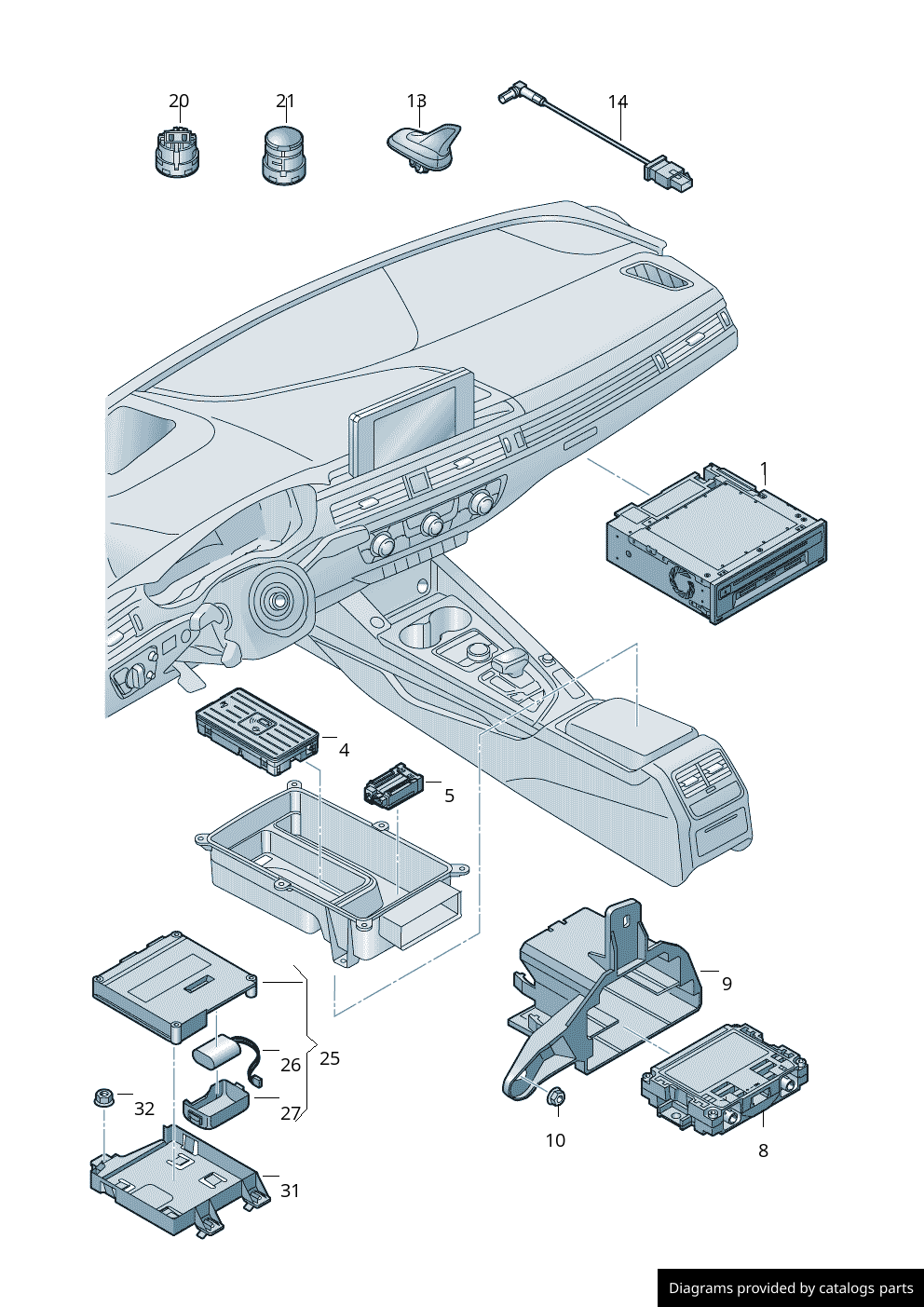 Car part diagram