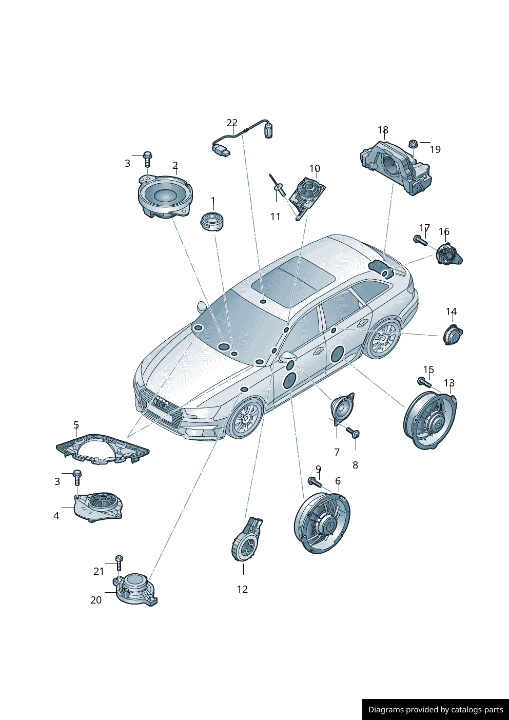 Car part diagram