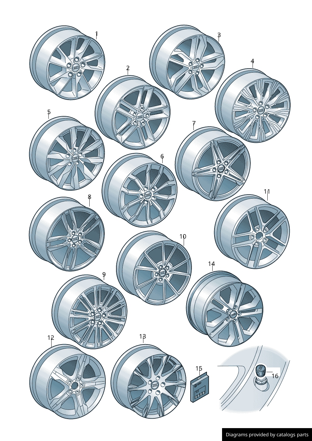 Car part diagram