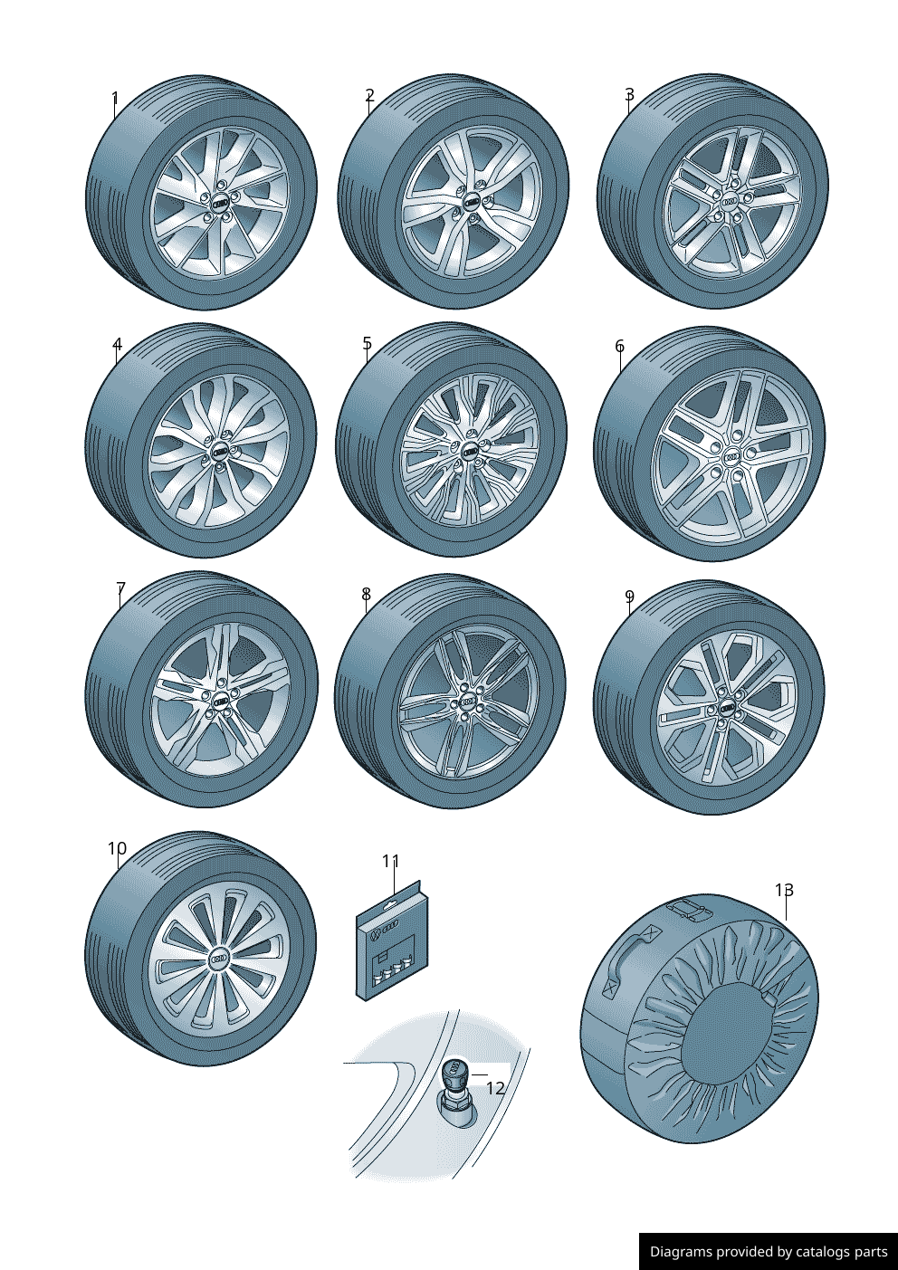 Car part diagram