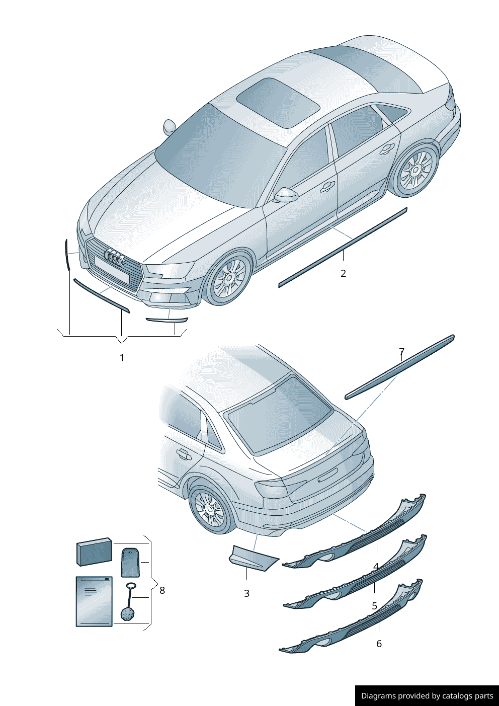 Car part diagram