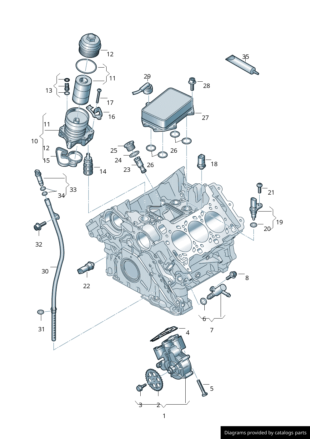 Car part diagram