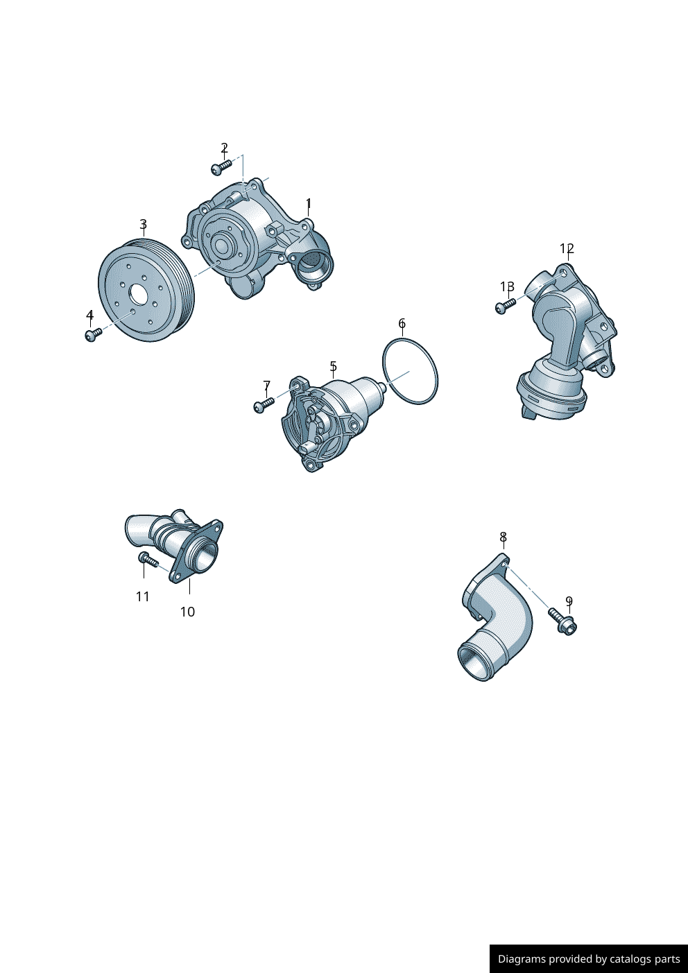 Car part diagram