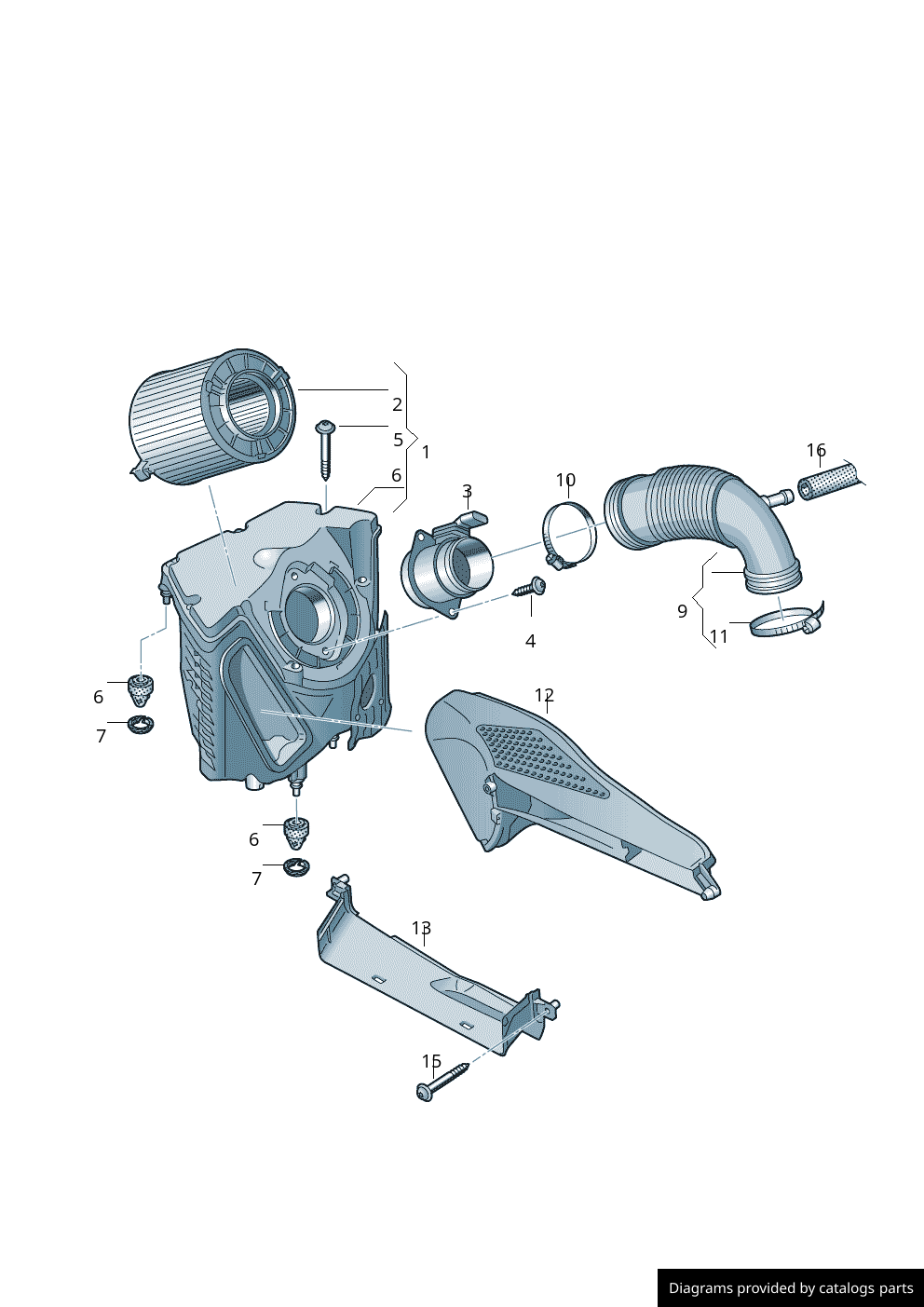 Car part diagram