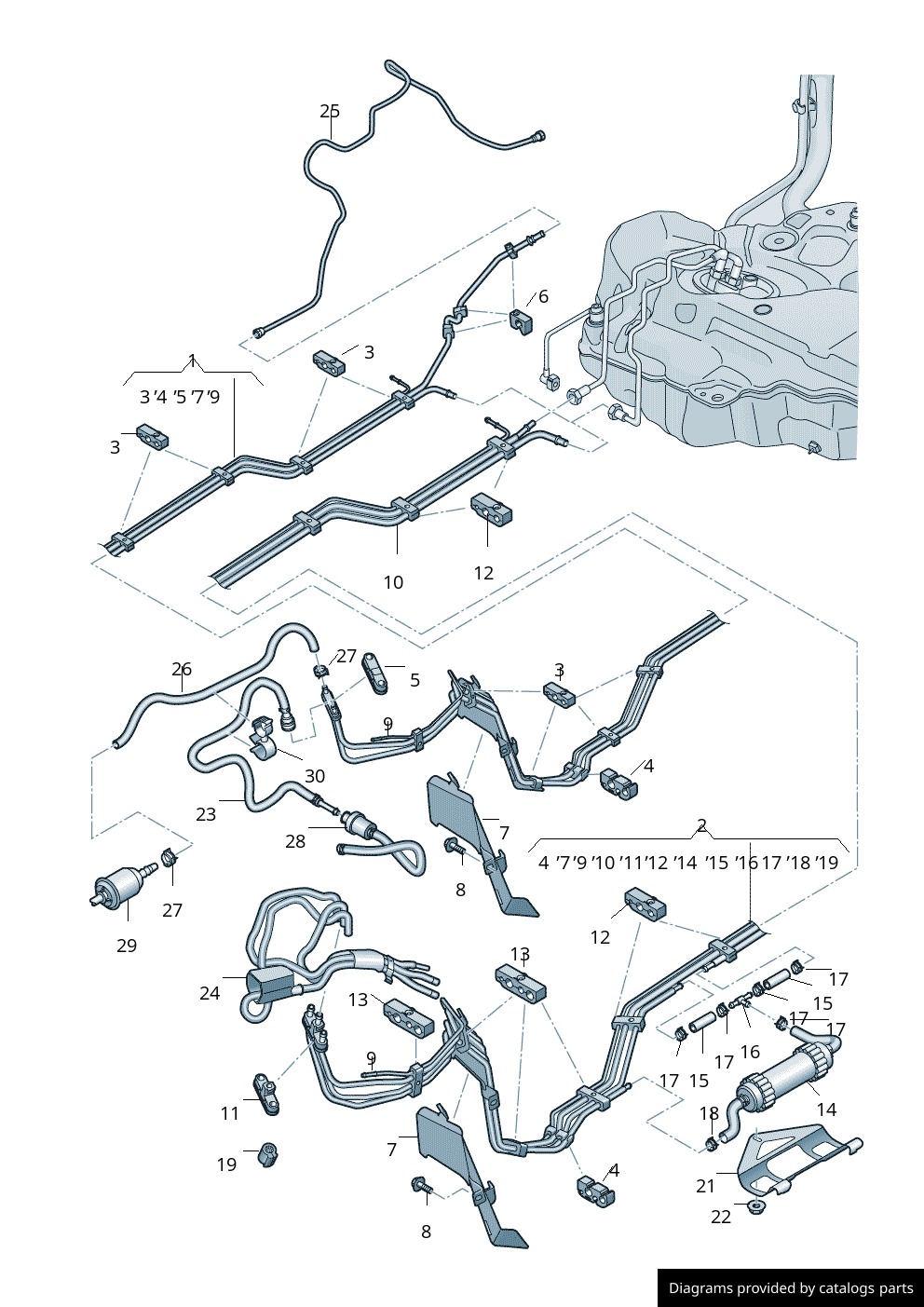 Car part diagram