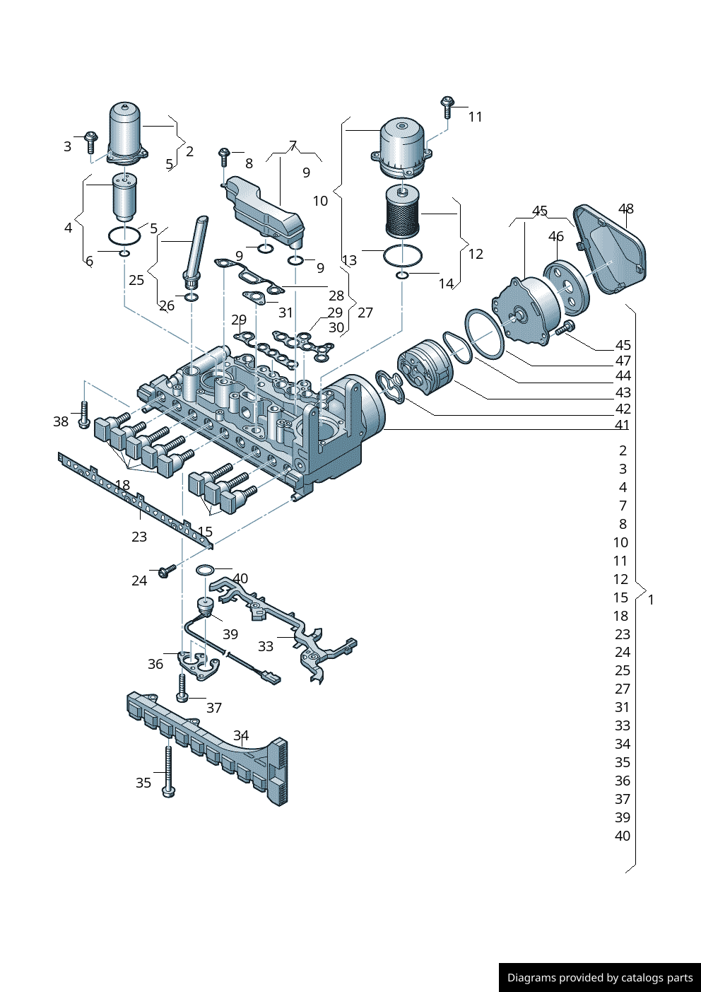 Car part diagram