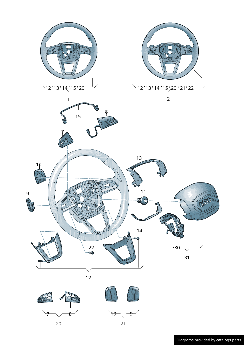 Car part diagram