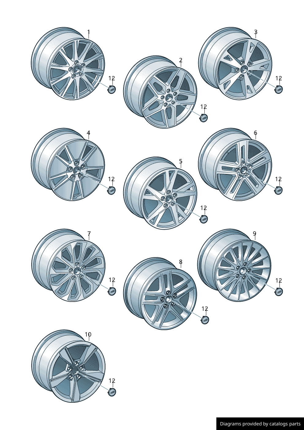 Car part diagram
