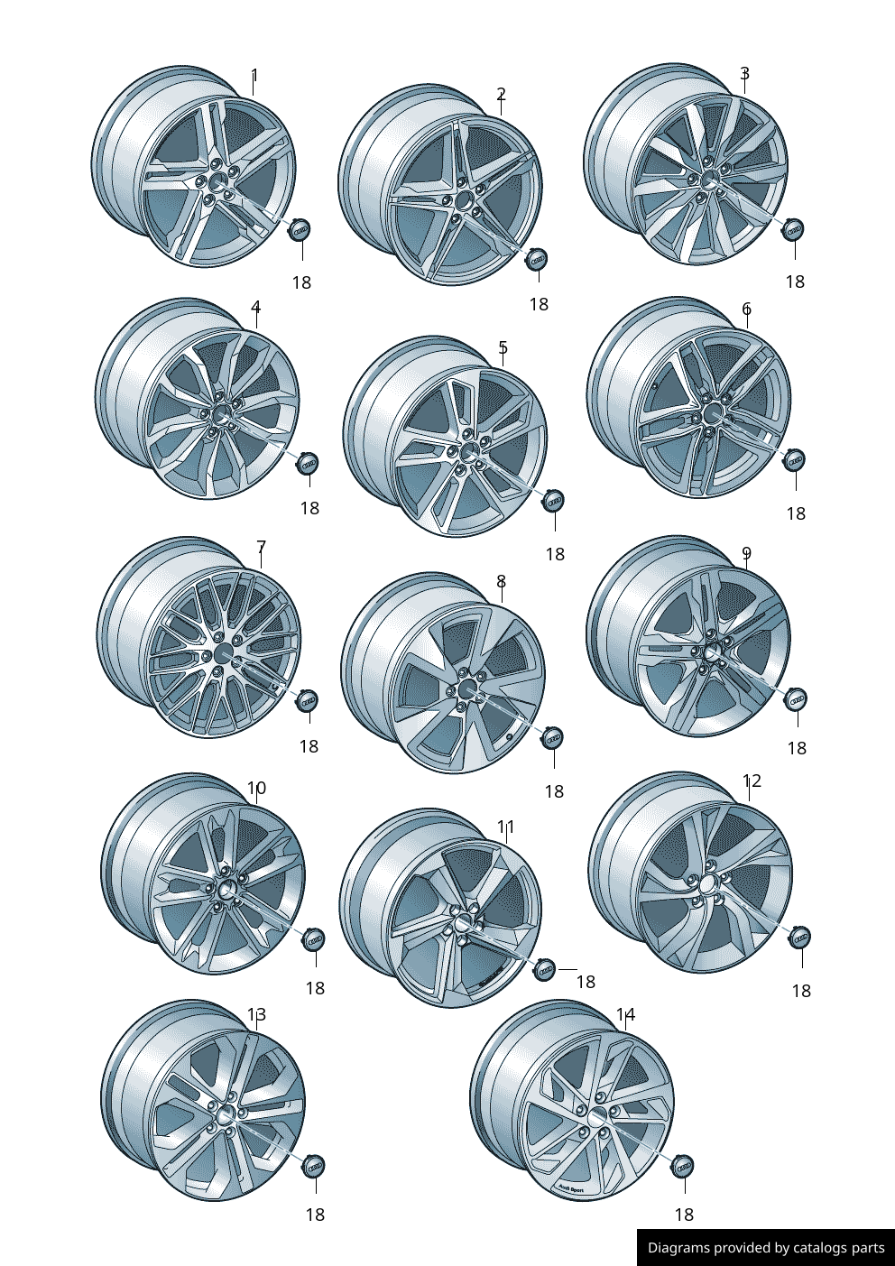 Car part diagram