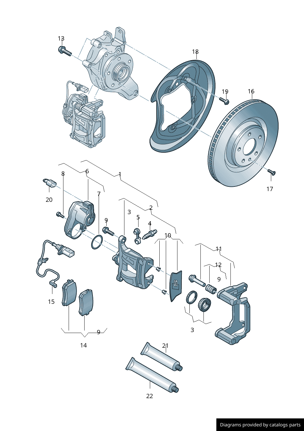 Car part diagram