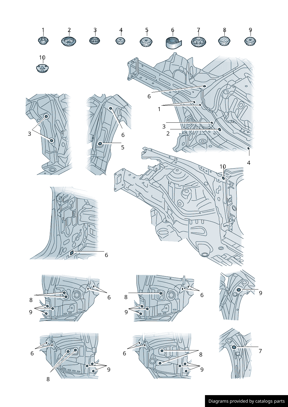 Car part diagram