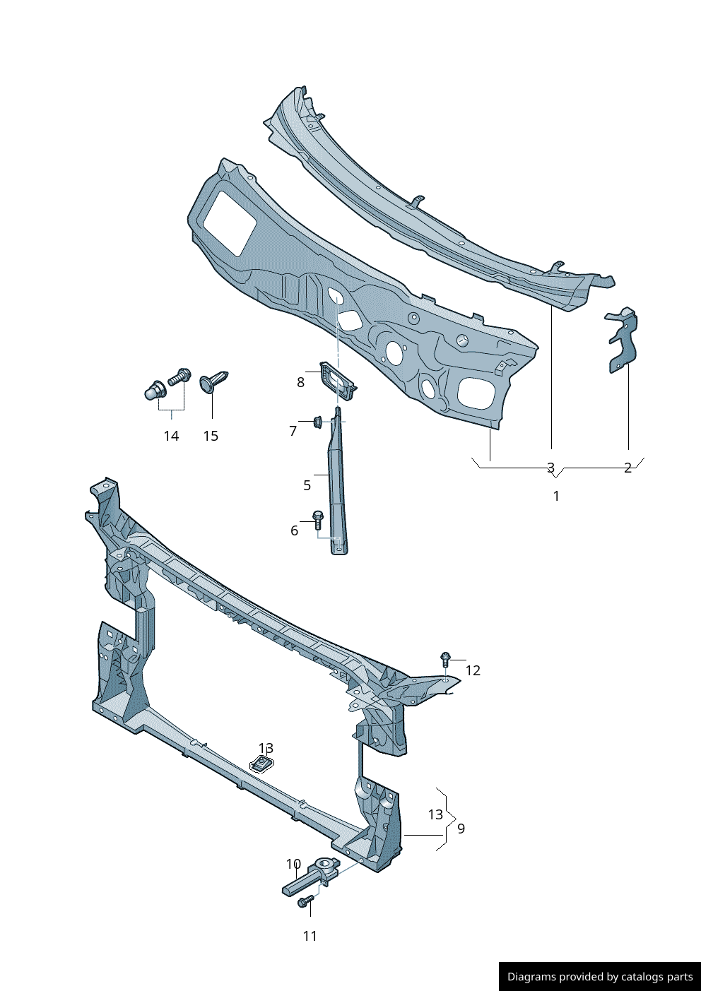Car part diagram