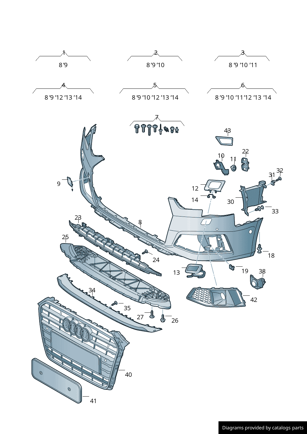 Car part diagram