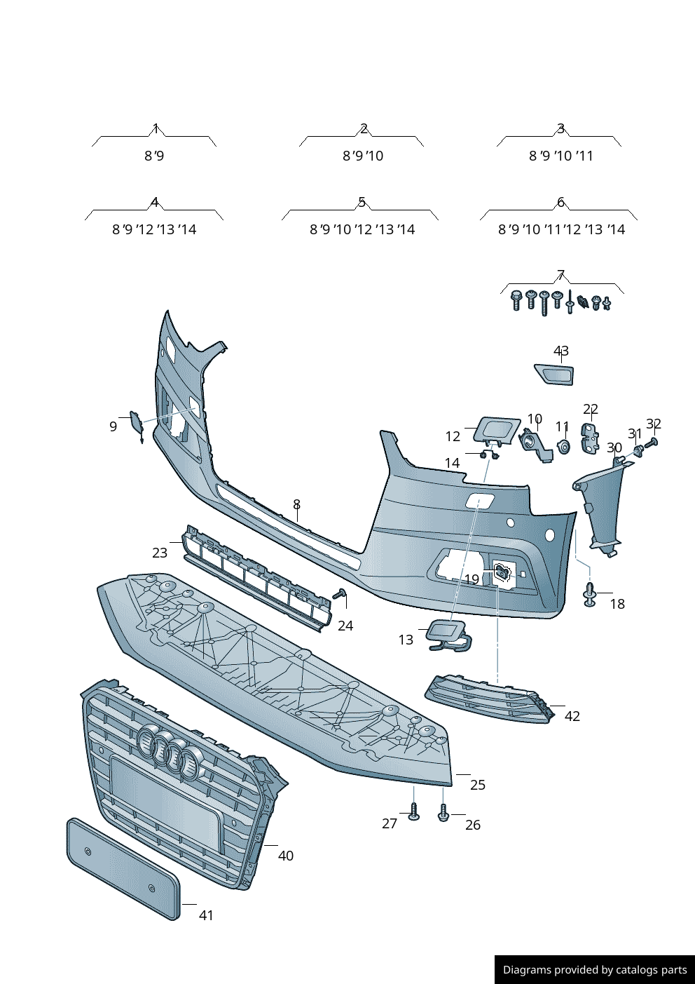 Car part diagram