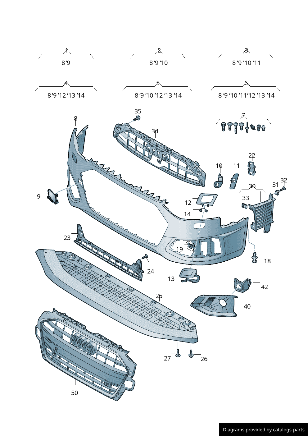 Car part diagram