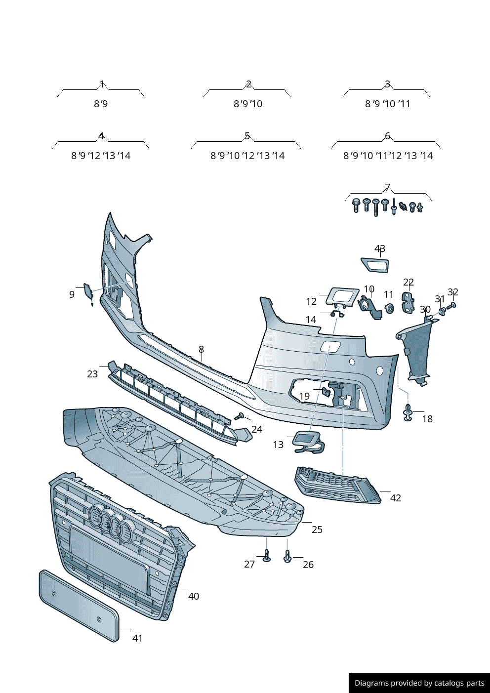 Car part diagram