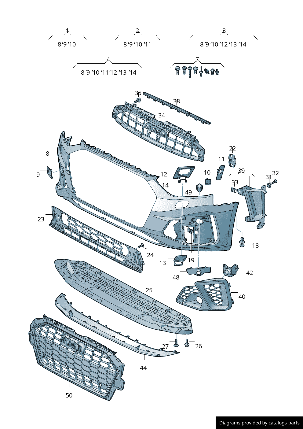 Car part diagram