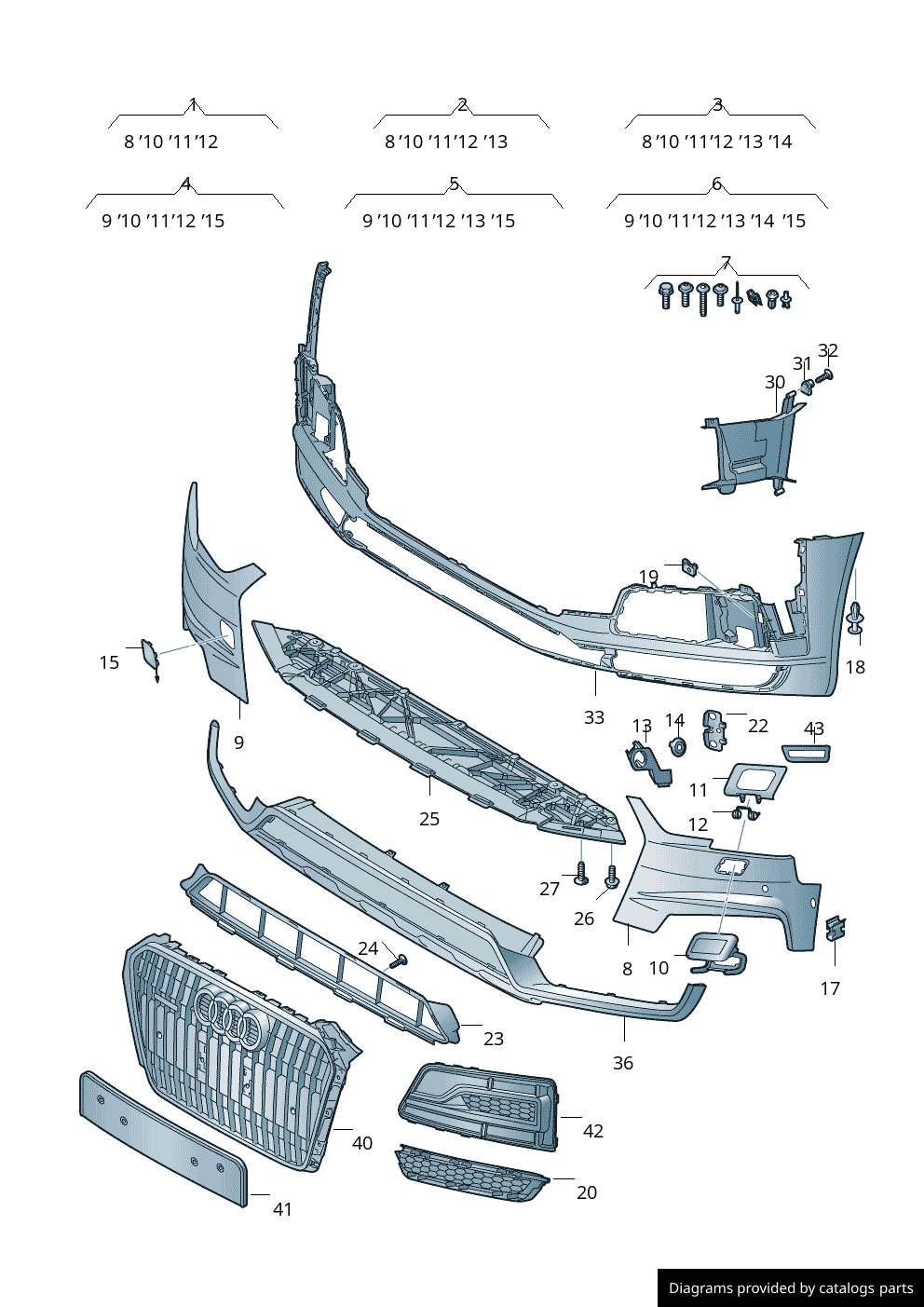 Car part diagram