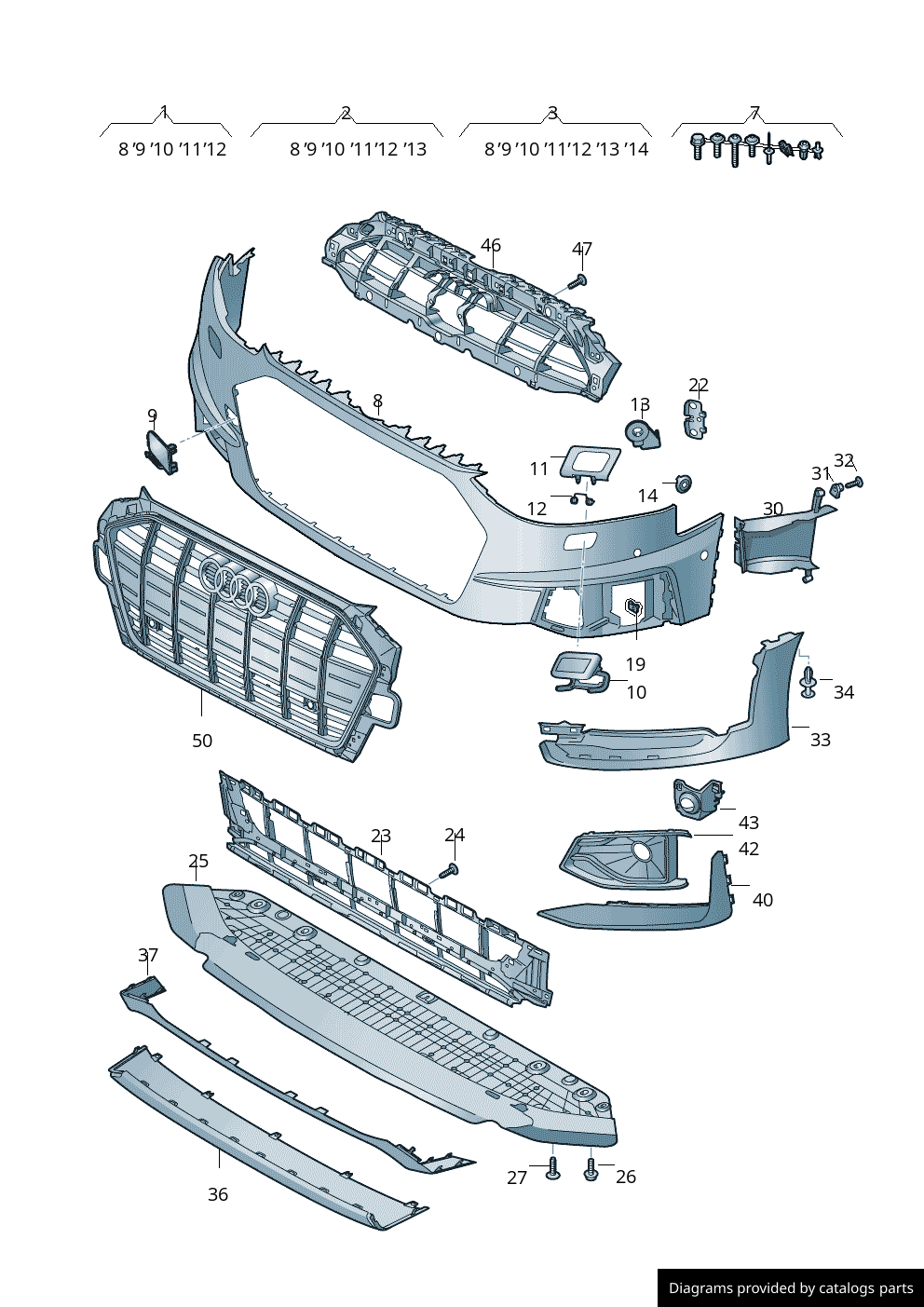 Car part diagram