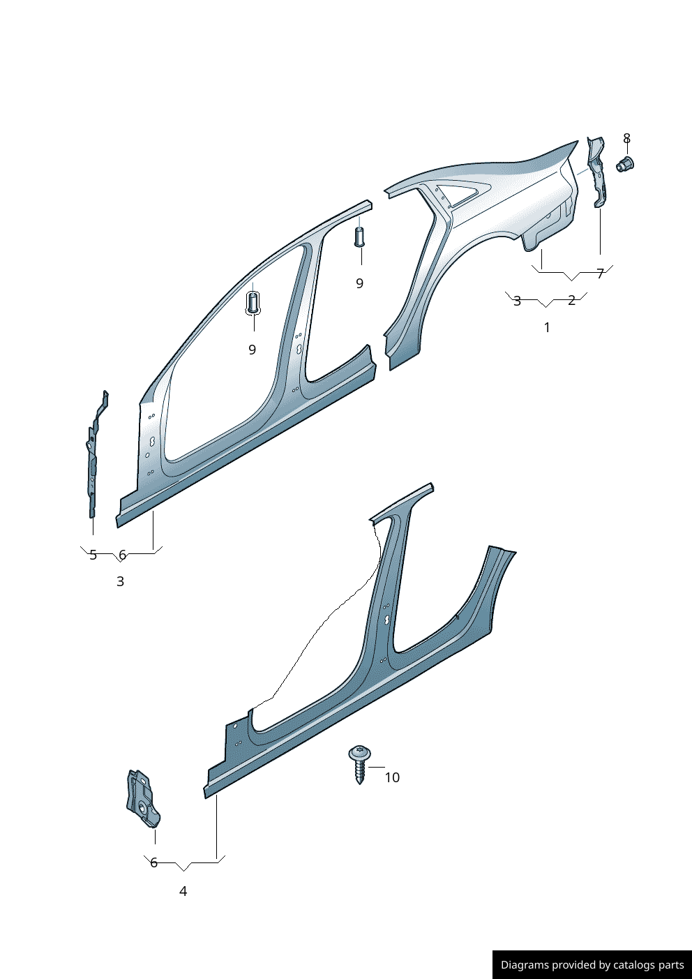 Car part diagram