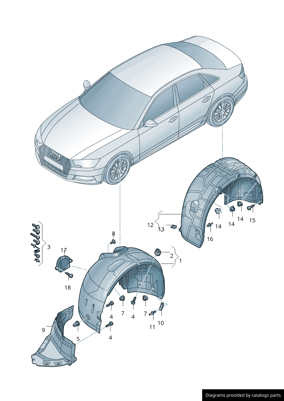 Car part diagram