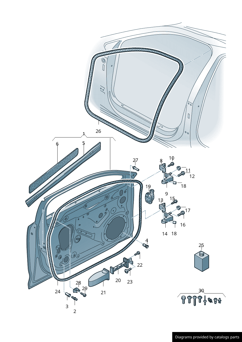 Car part diagram