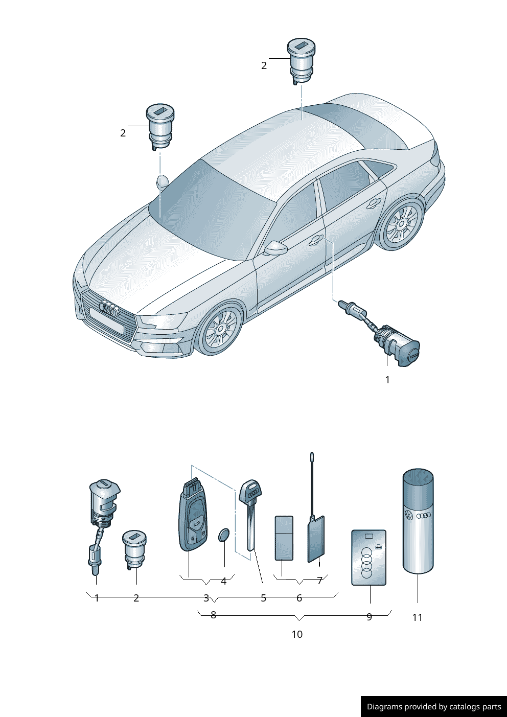 Car part diagram