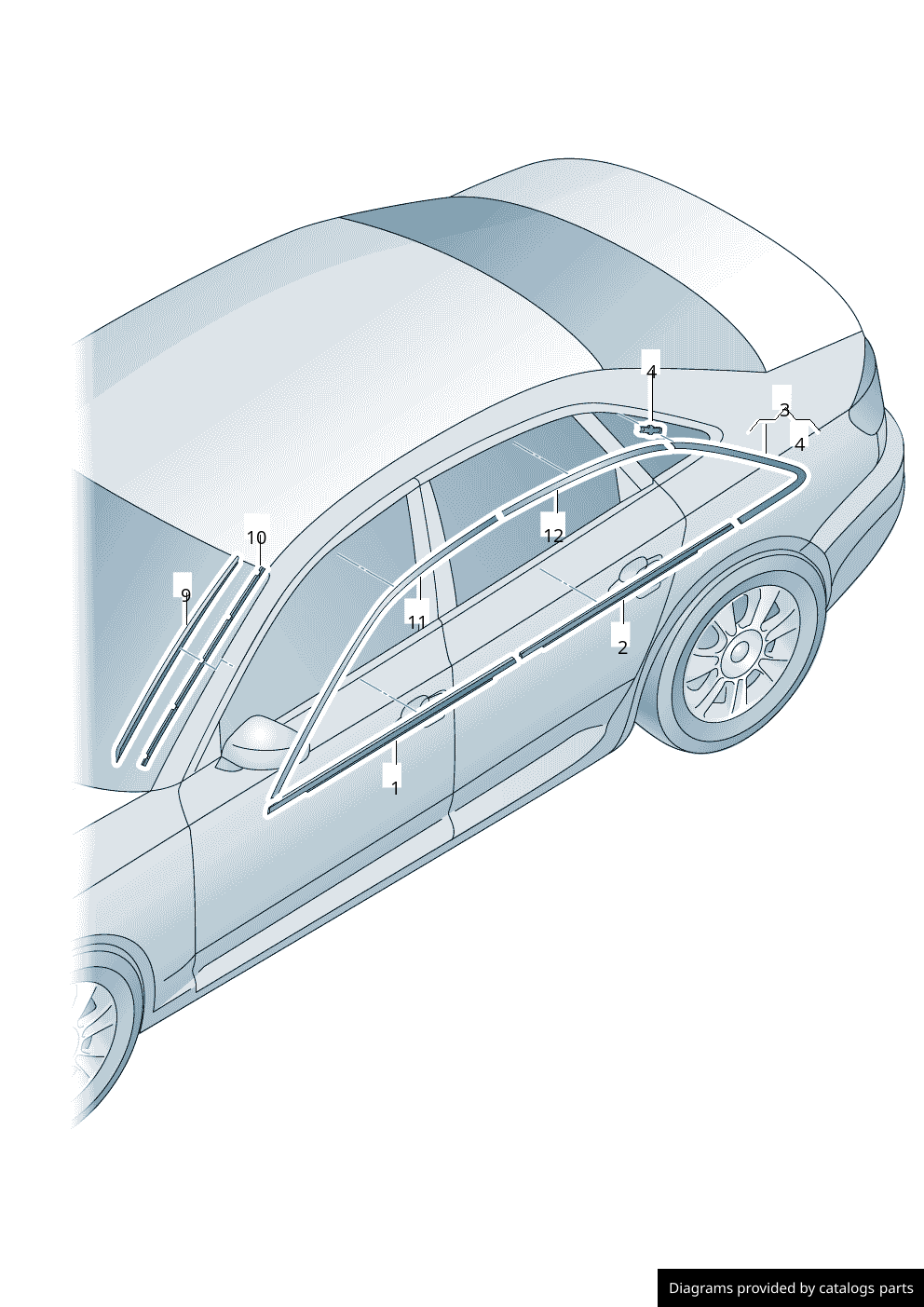 Car part diagram