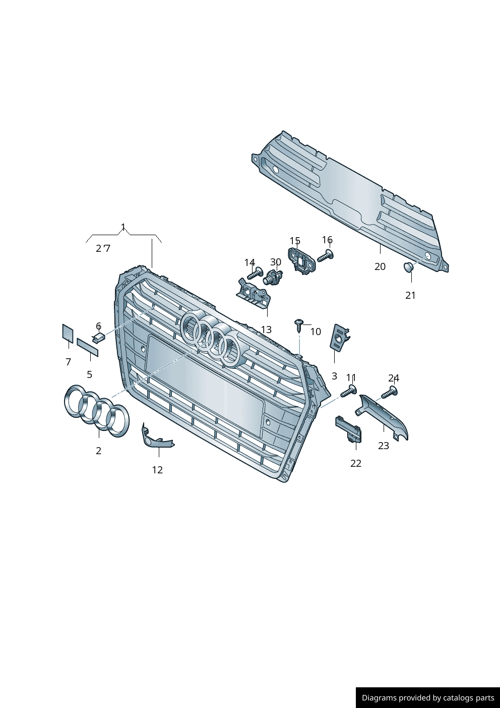 Car part diagram