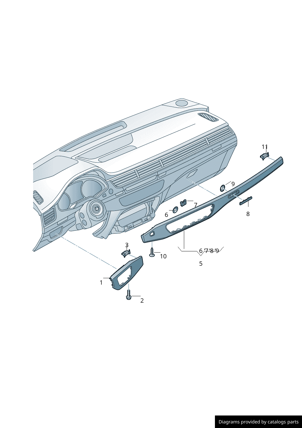 Car part diagram