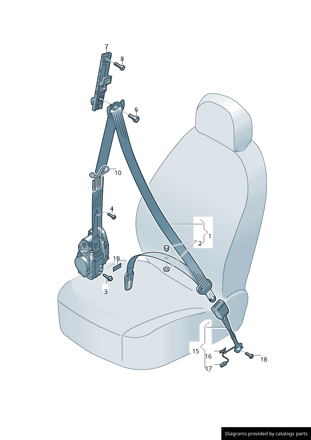 Car part diagram