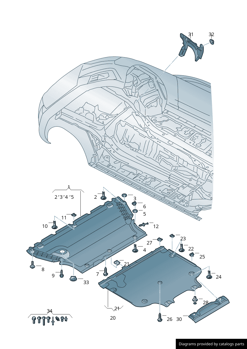 Car part diagram