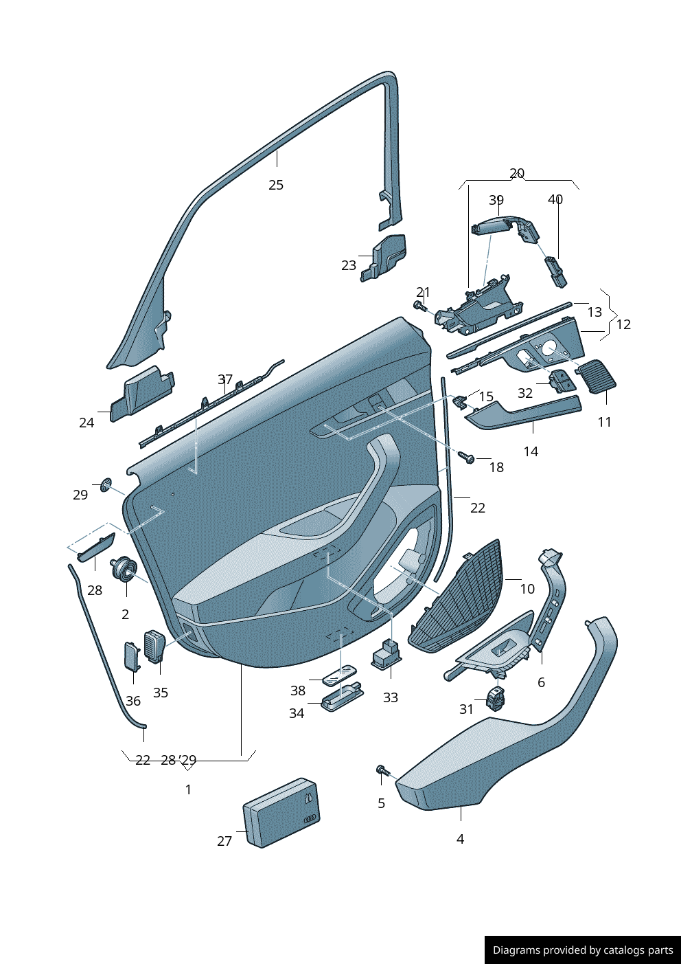 Car part diagram