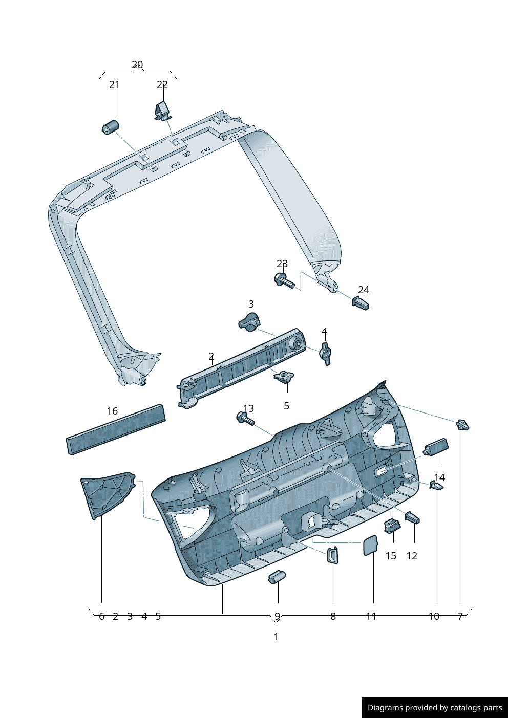 Car part diagram