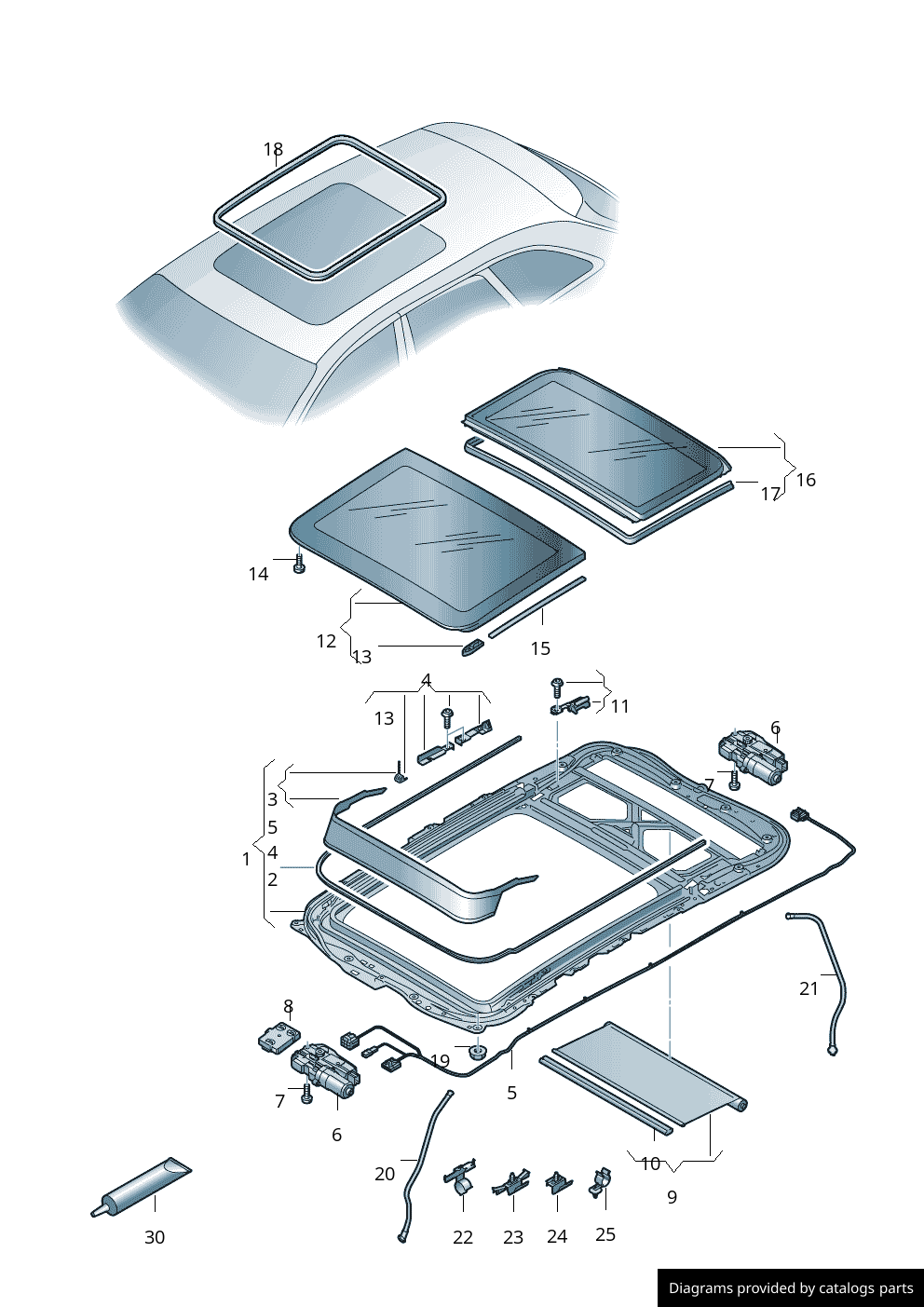 Car part diagram