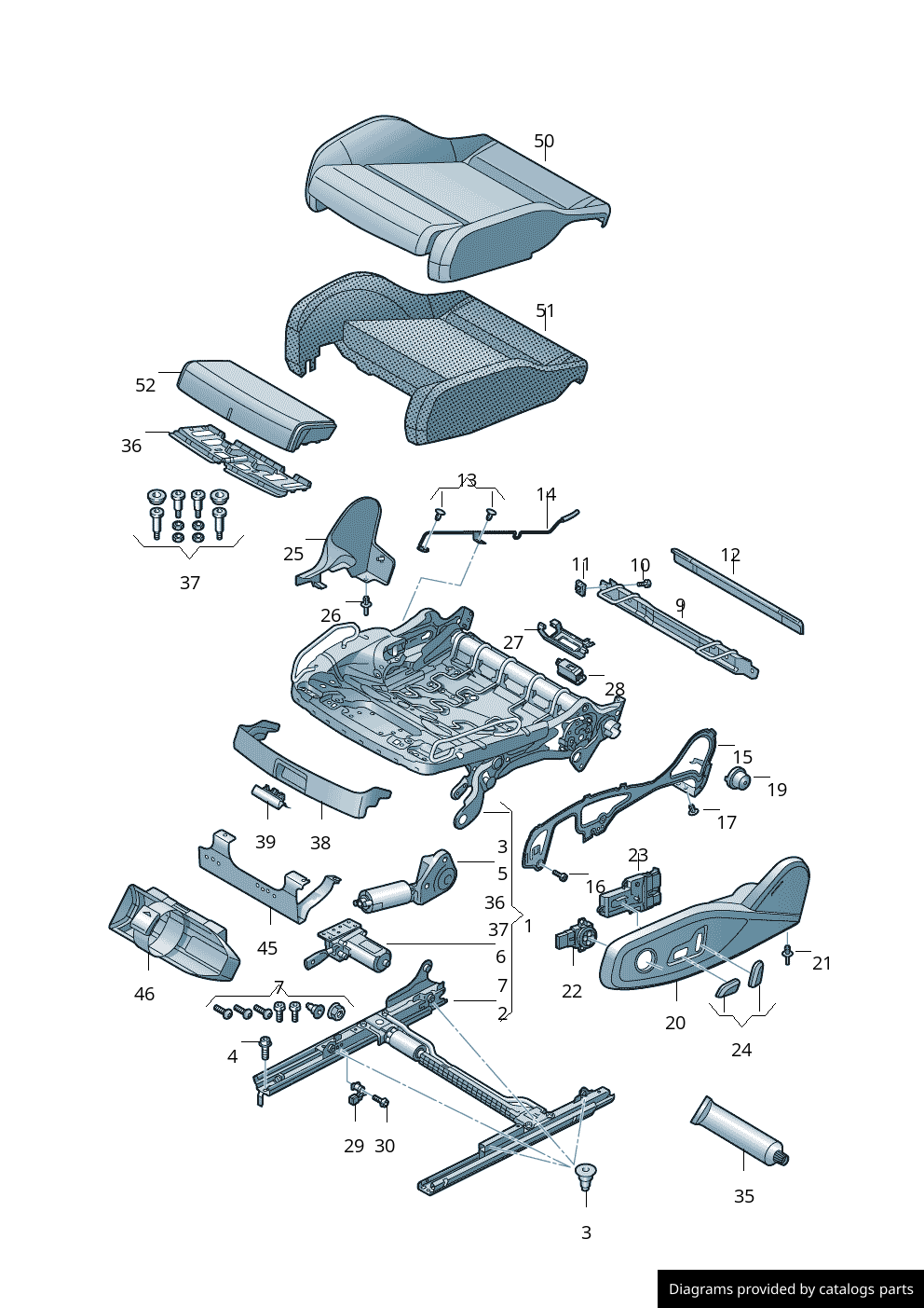 Car part diagram