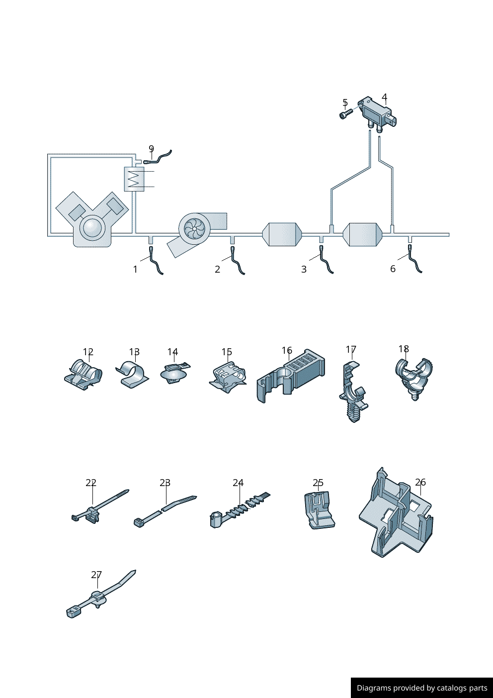 Car part diagram