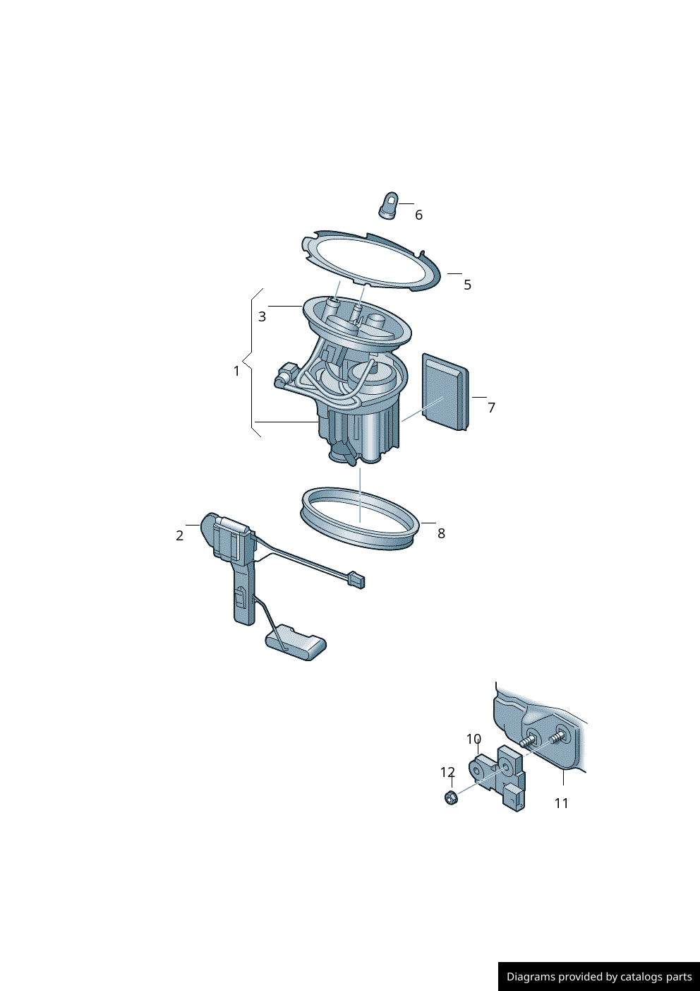 Car part diagram