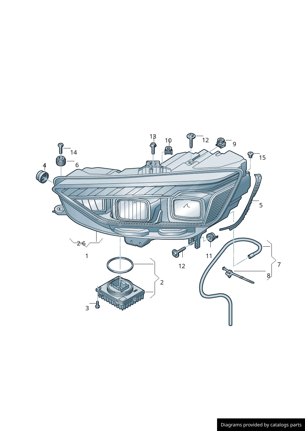 Car part diagram
