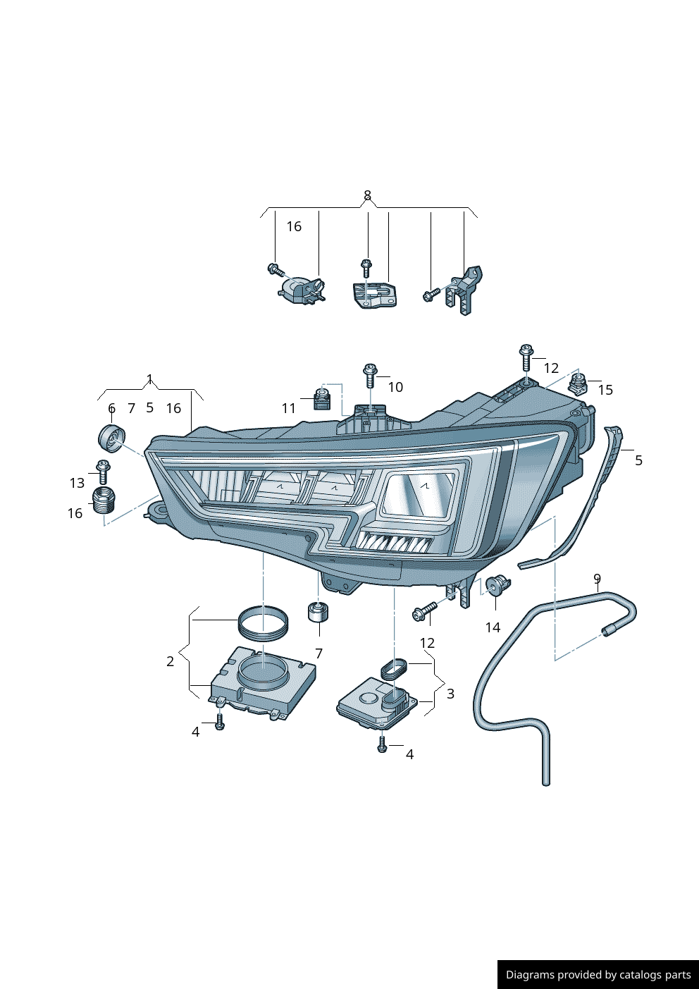 Car part diagram