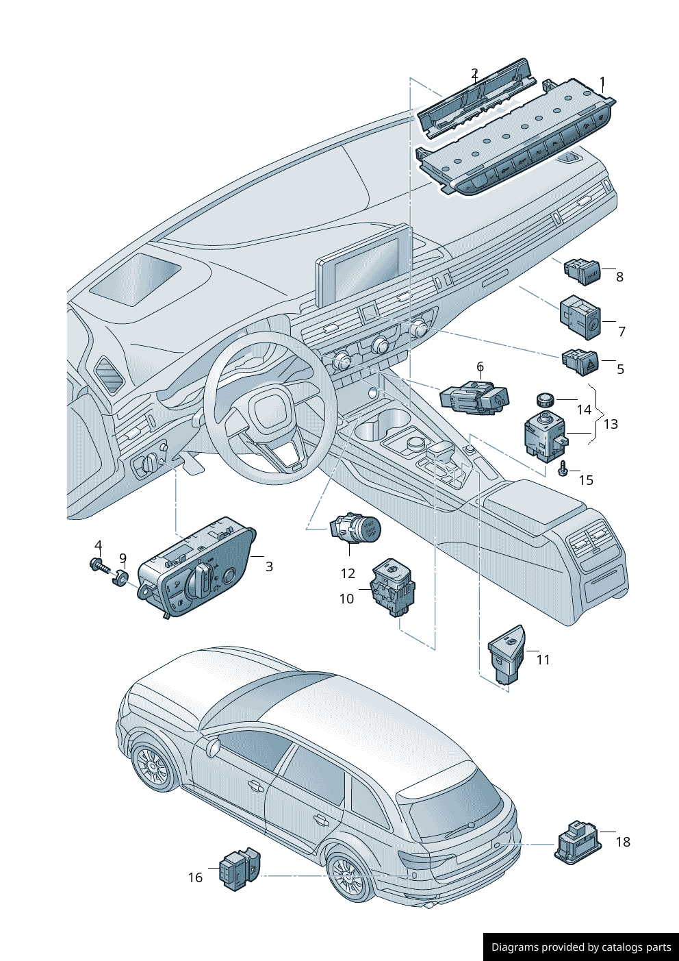 Car part diagram