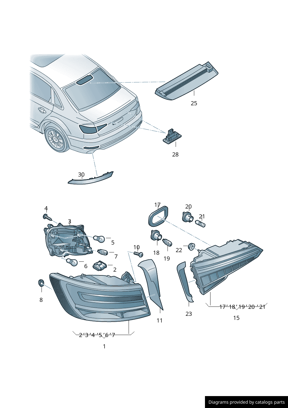 Car part diagram